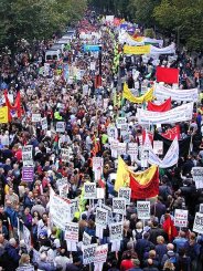 Protest against the Iraq war, London 2003